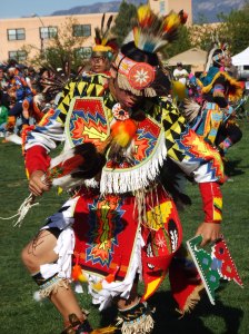 University of New Mexico powwow. Photo Dina Gilio-Whitaker. 